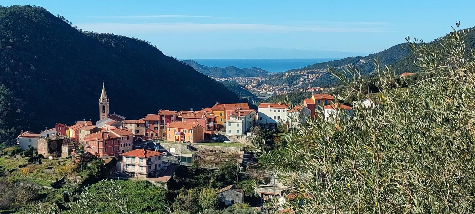 Camera Tra Le Cinque Terre, Camogli E Portofino. Vista Valle E Scorcio Mare All'Orizzonte Castiglione Chiavarese Εξωτερικό φωτογραφία